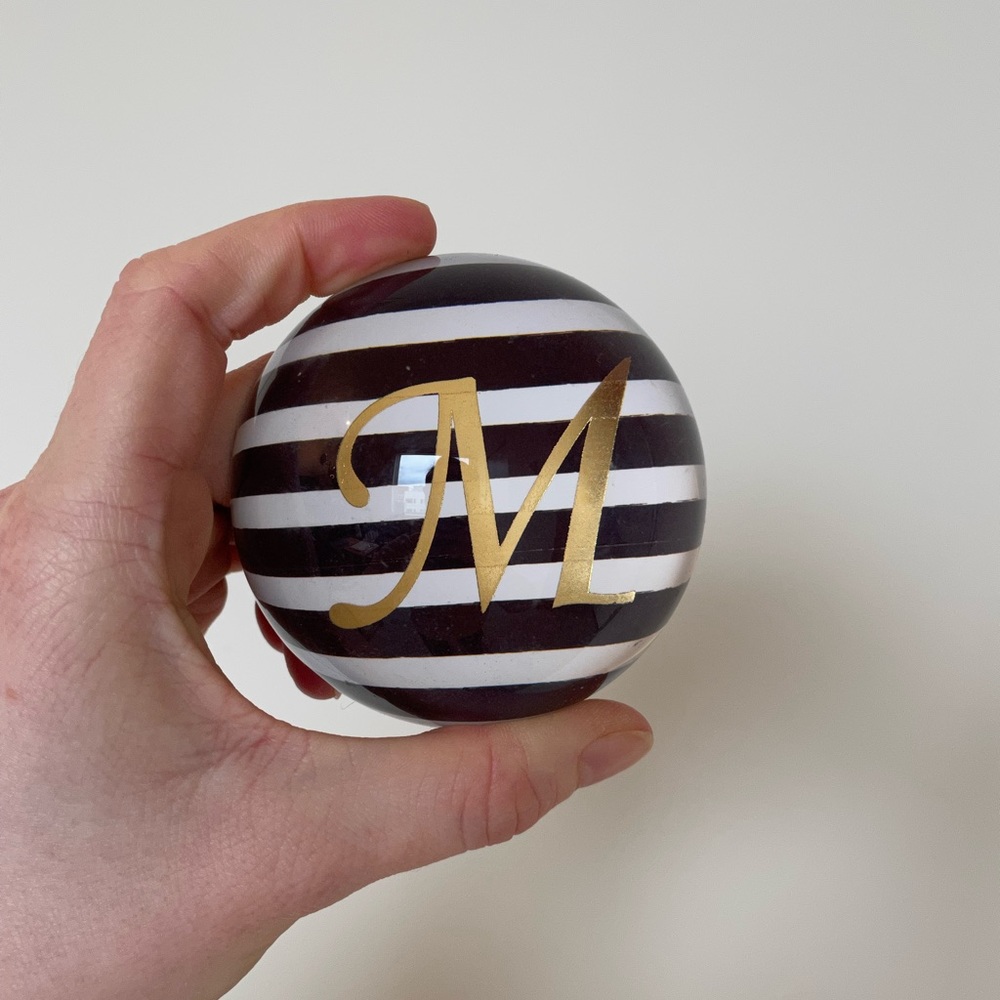 Letter M Paper Weight